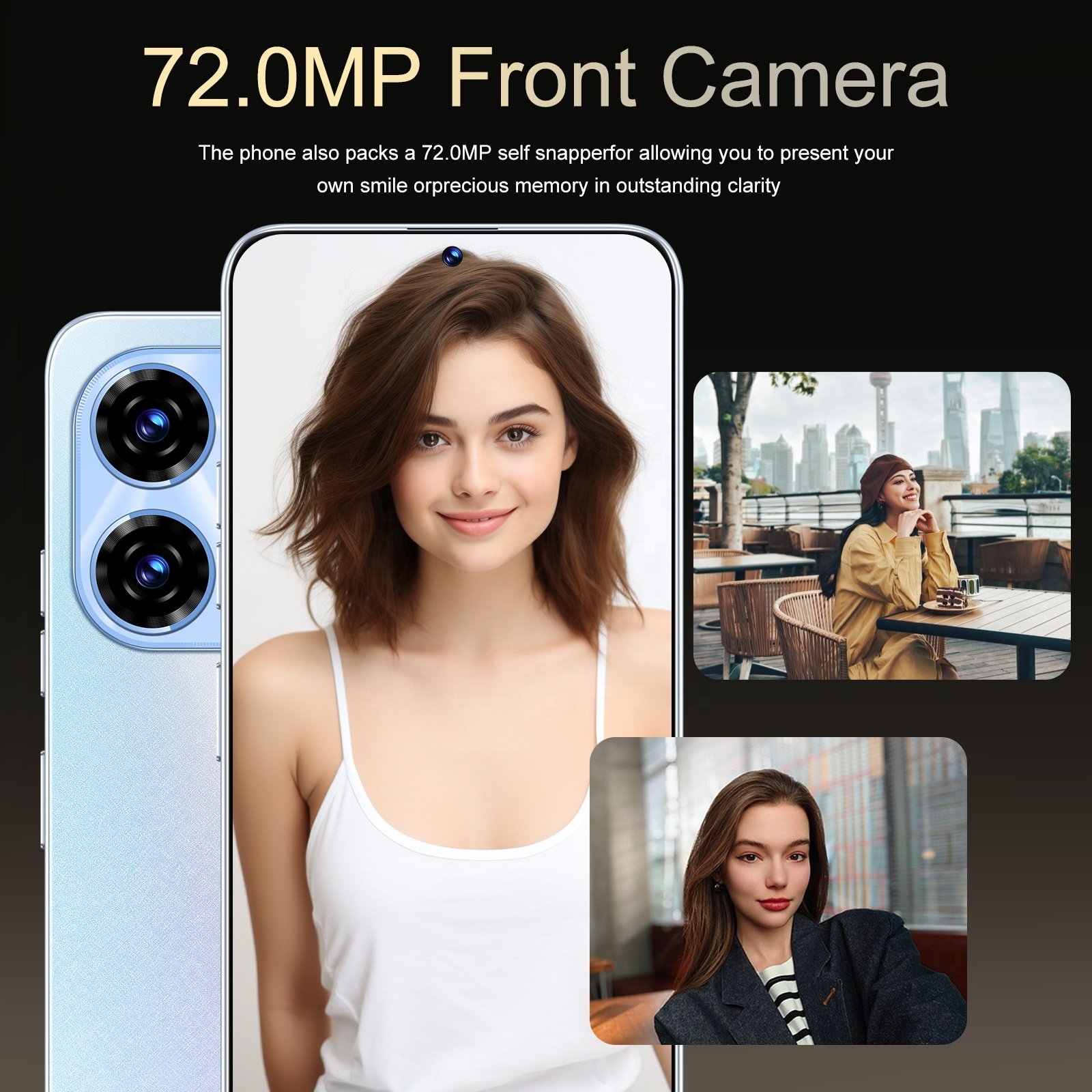 Fnban high end phone Spark 20 Pro Smartphone 7.3 Inch HD Screen Android13 Smartphone Unlocked Dual Card Mobile Phone